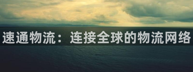 28圈软件有什么用：速通物流：连接全